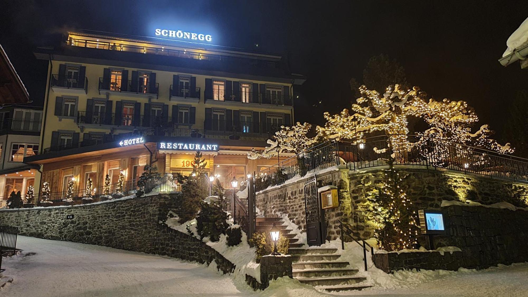 Hotel Schoenegg Wengen Kültér fotó